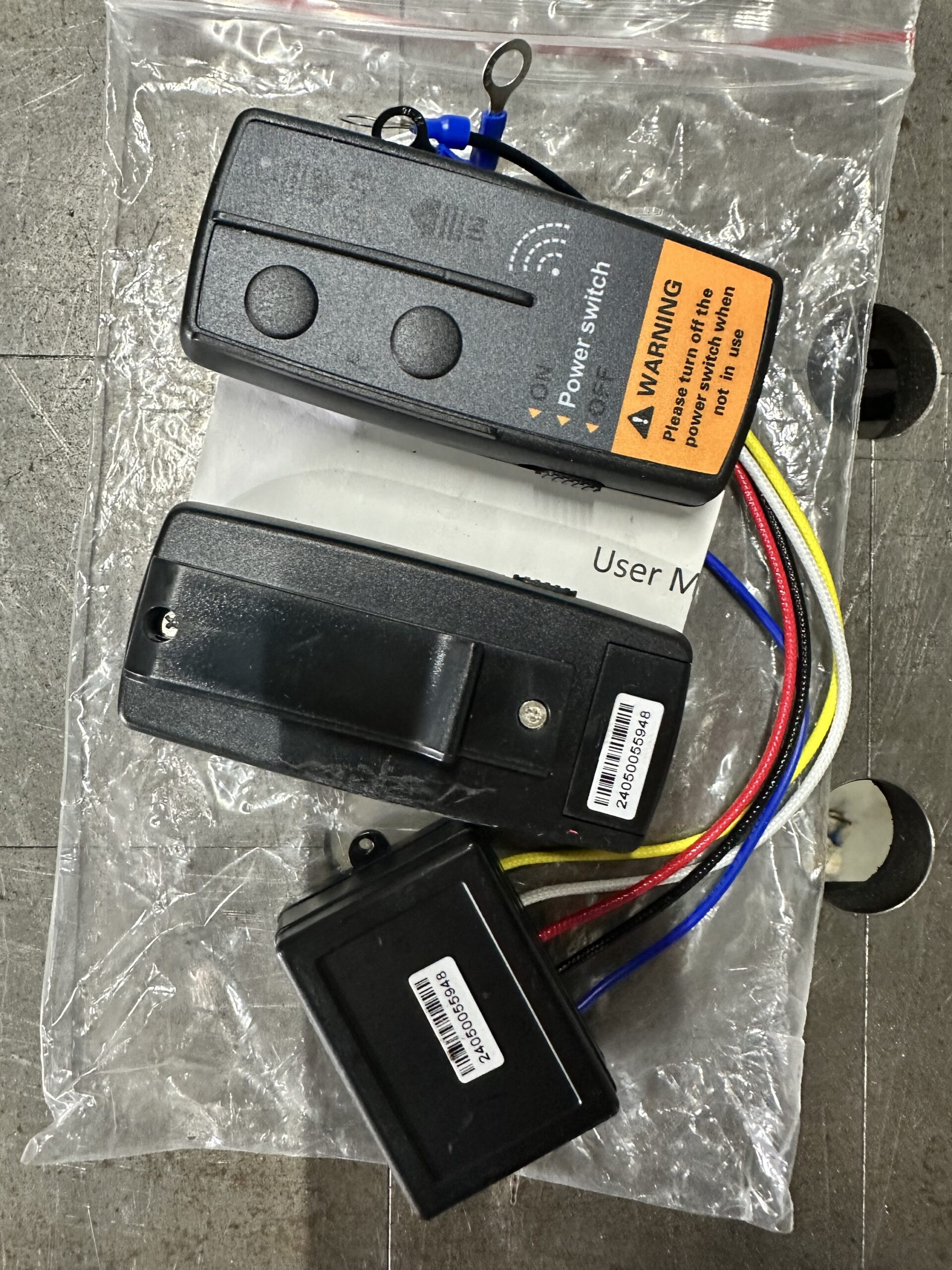 Draadloze lier bediening met 2 handzenders - Afbeelding 2